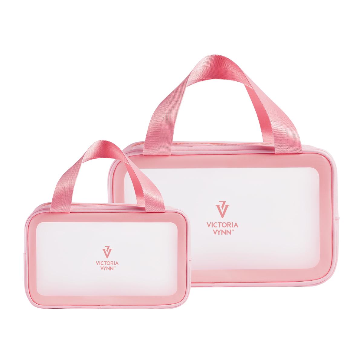 Victoria Vynn Kosmetyczki Dwupak Różowe