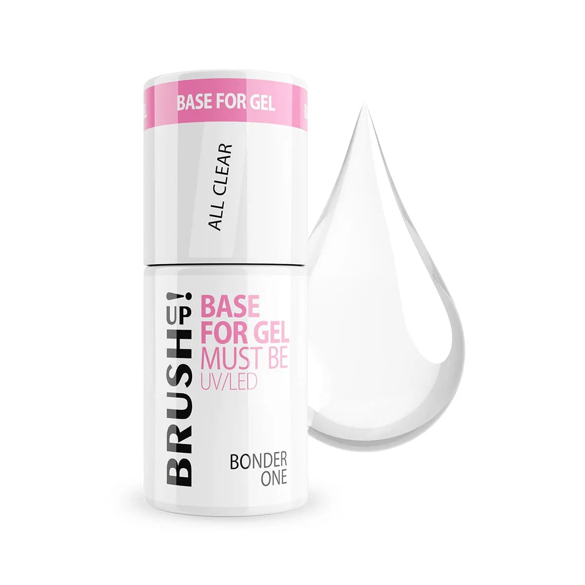 Brushup! Bonder One All Clear Baza Hybrydowa Do Paznokci Pod Żel Base For Gel Must Be 5g