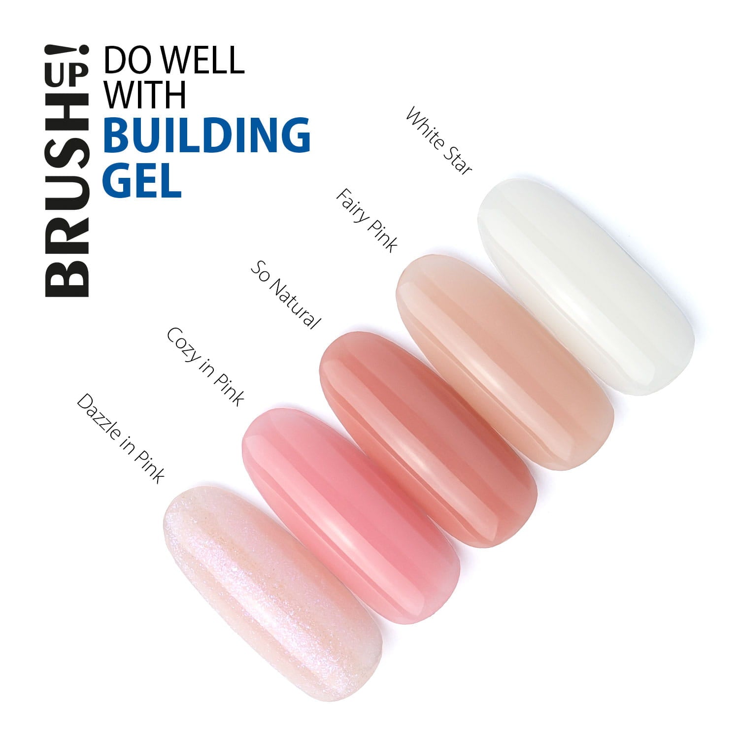 Brushup! Żel Budujący Do Well With Building Gel Ice Clear 12g