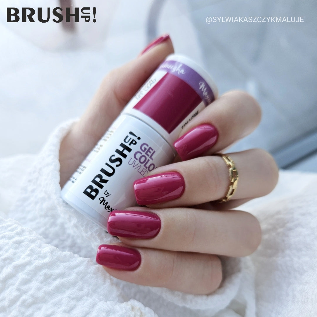 Brushup! By Maxineczka Lakier Hybrydowy Do Paznokci Color Gel UV LED Follow My Lead 5g