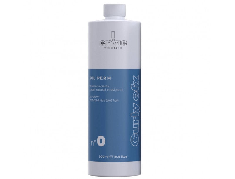 Poniks Envie Oil Perm 0 - Płyn Do Trwałej Do Włosów Trudno Skręcających Się 500ml