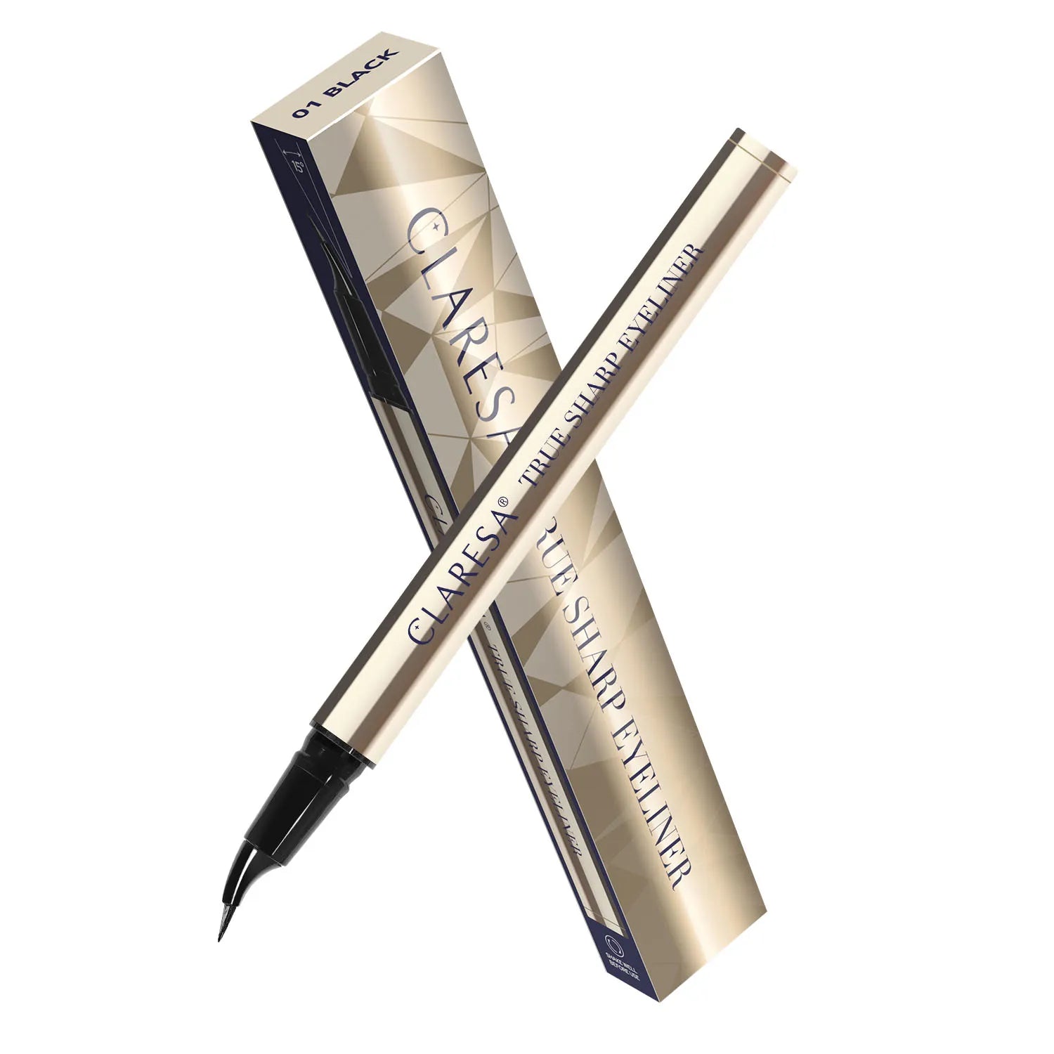 Claresa True Sharp Eyeliner Ultraprecyzyjny Eyeliner W Pisaku 01 Black, 0,5ml