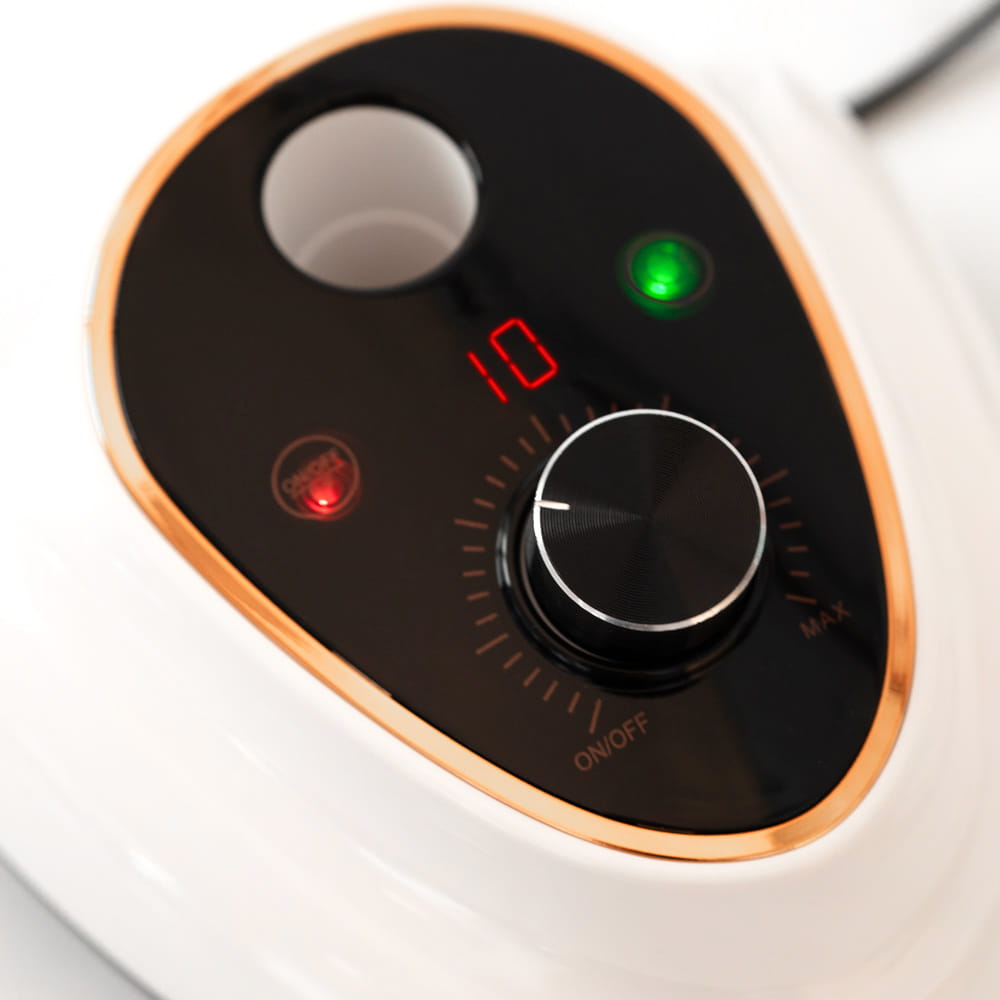 Frezarka Do Paznokci 65W Do Manicure Pedicure Biało-Czarna M5 35 000 Obrotów
