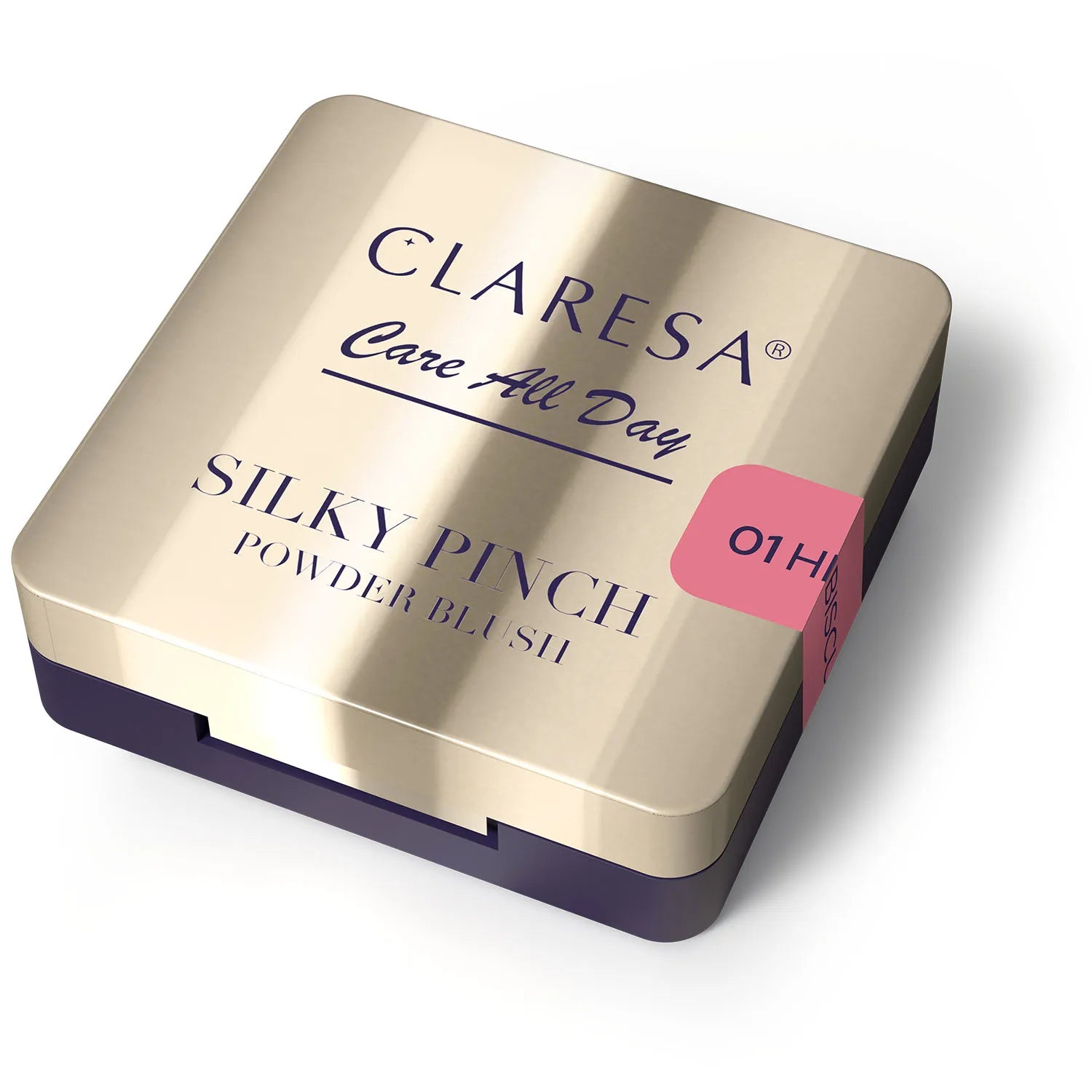 Claresa Care All Day Silky Pinch Powder Blush Pudrowy Róż Do Policzków 01 Hibiscus, 2g