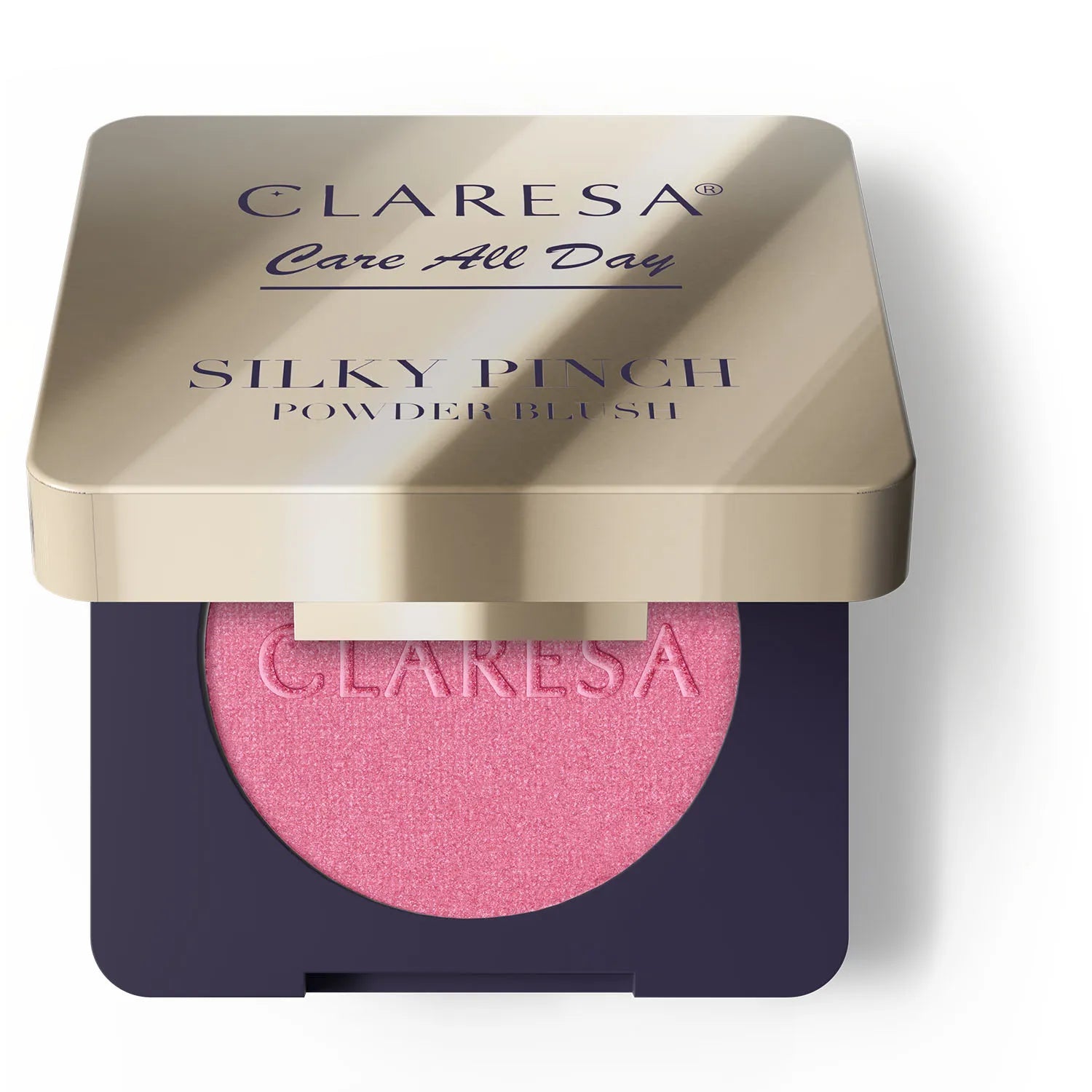 Claresa Care All Day Silky Pinch Powder Blush Pudrowy Róż Do Policzków 01 Hibiscus, 2g