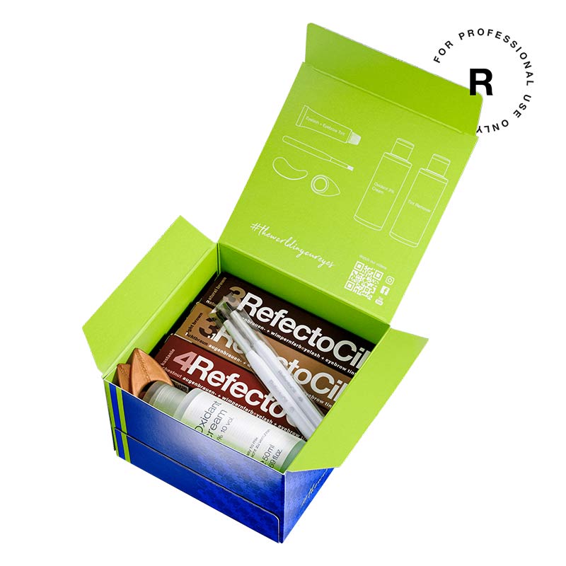 RefectoCil Colours Starter Kit New Zestaw Do Koloryzacji Brwi I Rzęs
