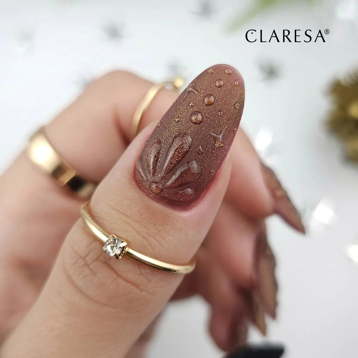 Claresa - Lakier Hybrydowy Hydro Brown 5g