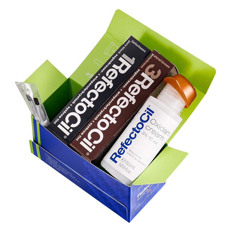 Refectocil Colours Starter Mini Kit New Zestaw Do Koloryzacji Brwi I Rzęs