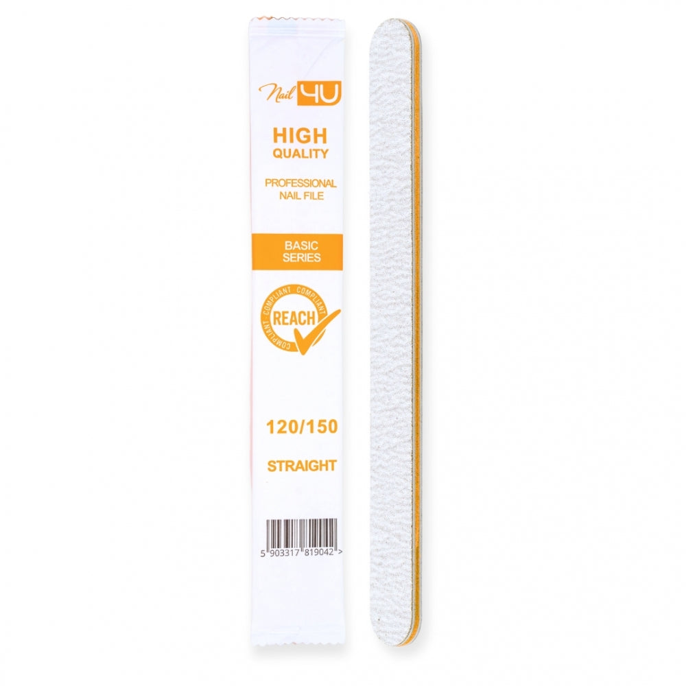 Nail4U Pilnik BASIC Prosty 120/150 1 Sztuka