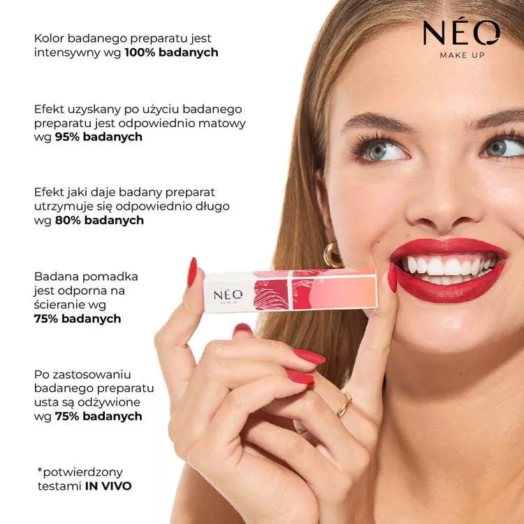 Neo Make Up Długotrwała Pomadka Do Ust W Sztyfcie: 02 Cherry On Top