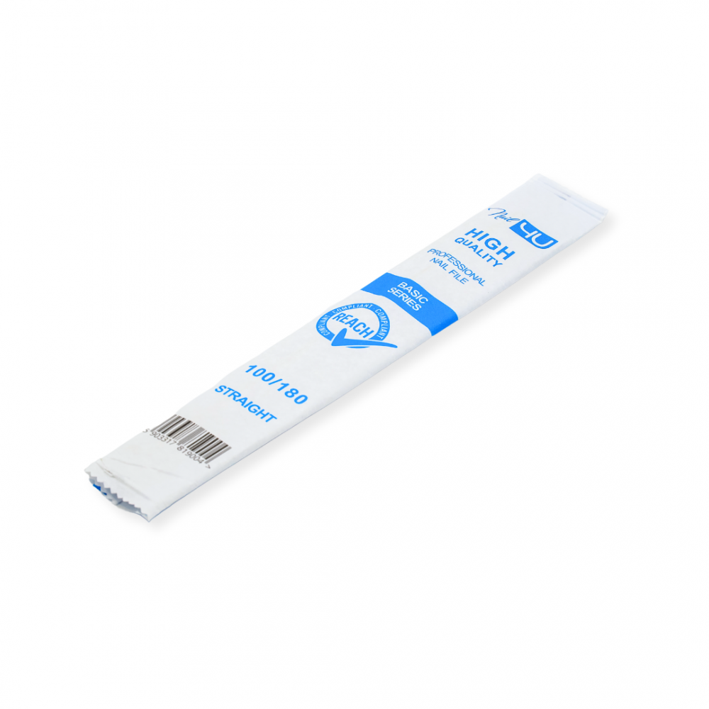 Nail4U Pilnik BASIC Prosty 100/180 1 Sztuka