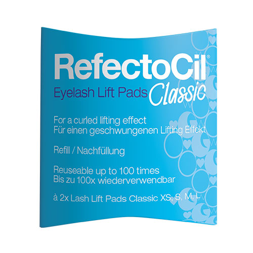 RefectoCil Eyelash Lift Pads Classic Zestaw Silikonowych Podkładek Do Zabiegu Trwałego Podkręcenia Rzęs
