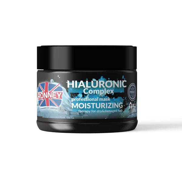 Ronney Ronney Hialuronic Complex Moinsturizing Maska Nawilżająca Do Włosów Suchych I Zniszczonych Z Kwasem Hialuronowym, 300 Ml