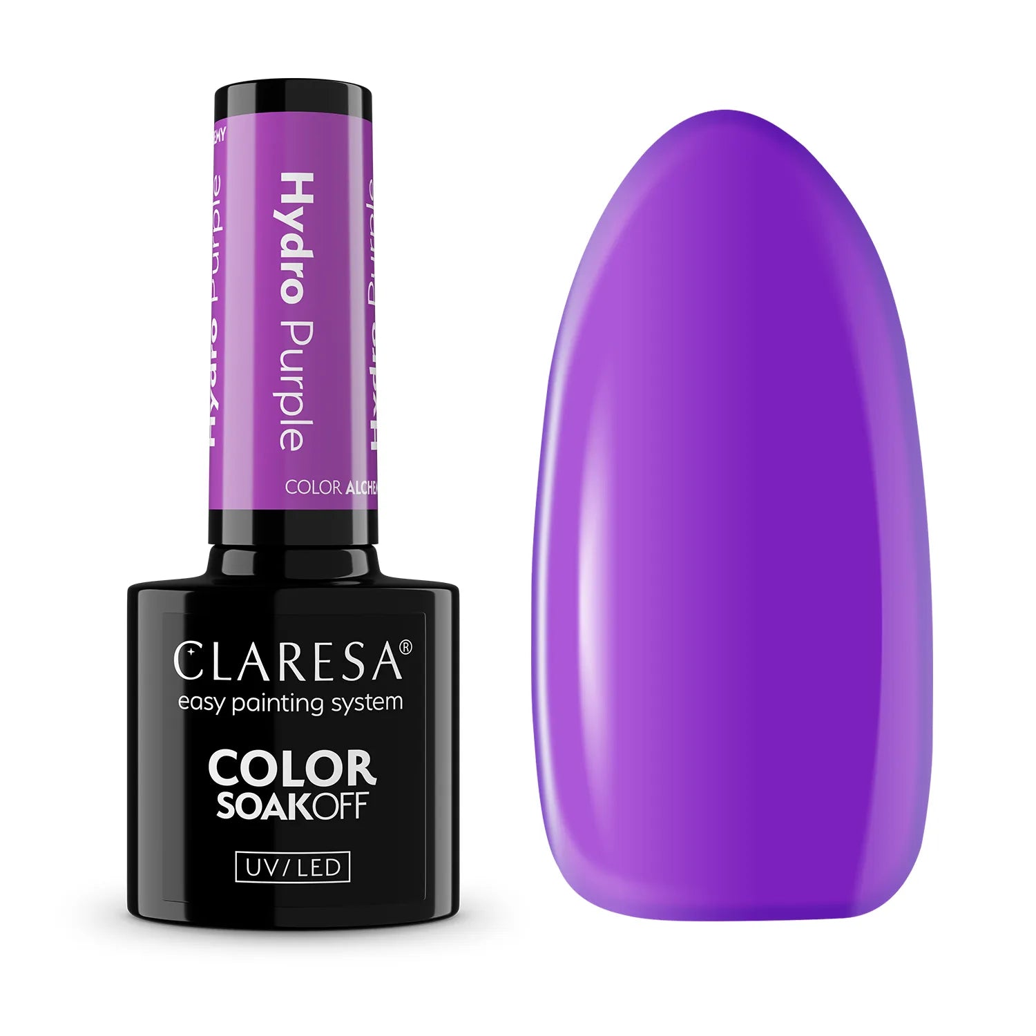 Claresa - Lakier Hybrydowy Hydro Purple 5g