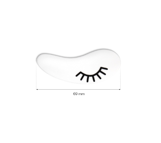 Wonder Lashes Silikonowe Płatki Pod Oczy Rzęski, 1 Para