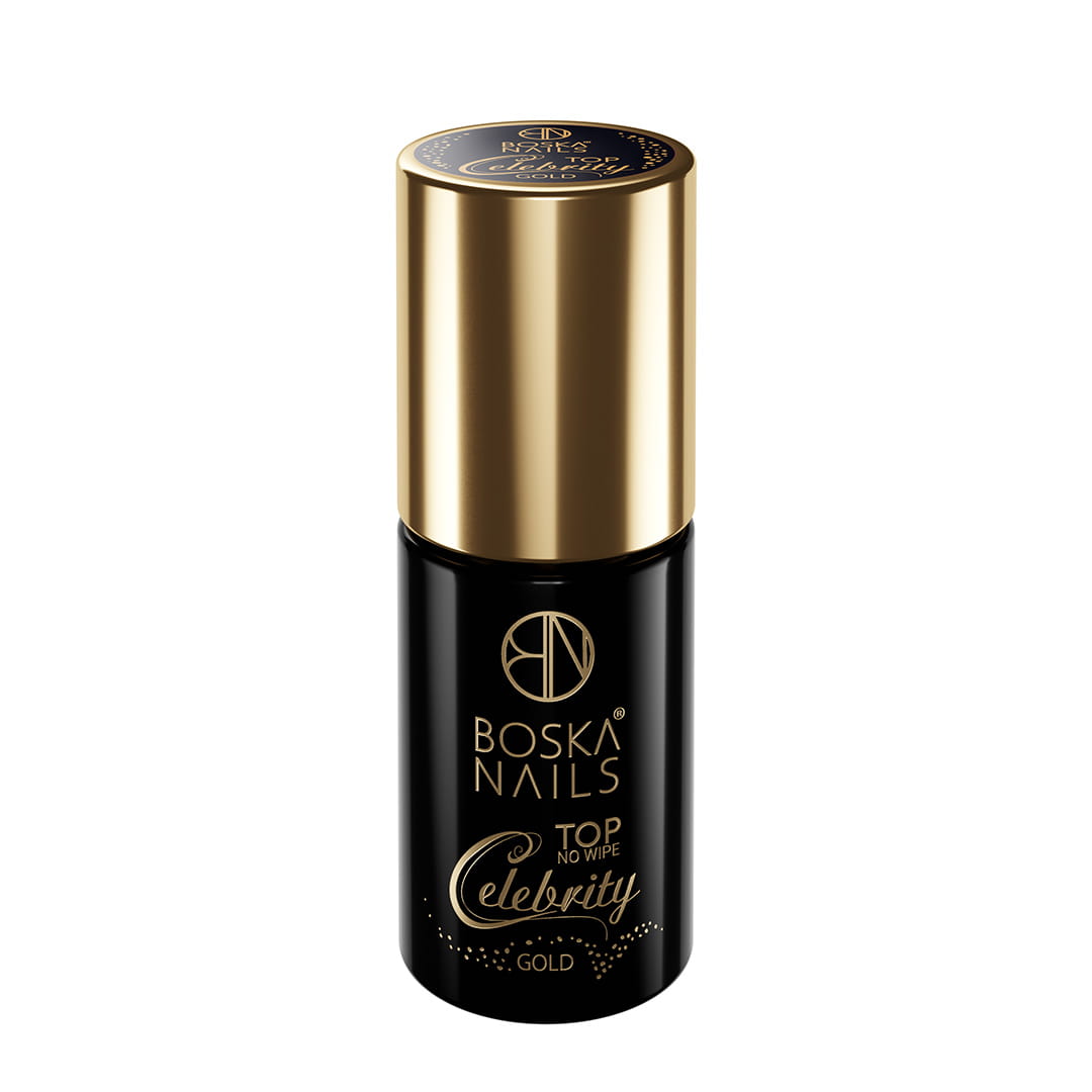 Boska Nails Top Celebrity Gold No Wipe 6ml