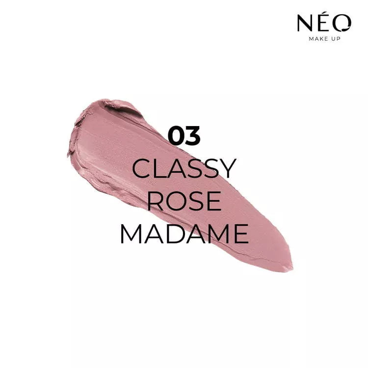 Neo Make Up Długotrwała Pomadka Do Ust W Sztyfcie: 03 Classy Rose Madame