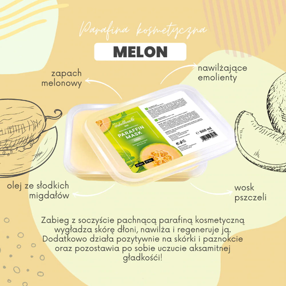 Parafina Kosmetyczna Isabellenails O Zapachu Melona 500ml