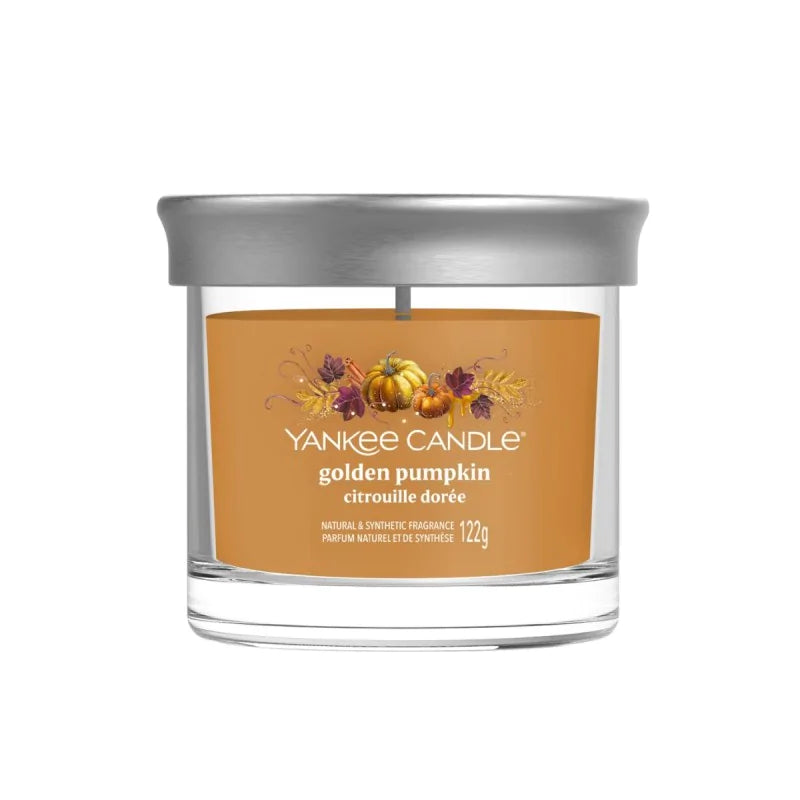 Yankee Candle Świeca Zapachowa Tumbler z 1 Knotem Golden Pumpkin