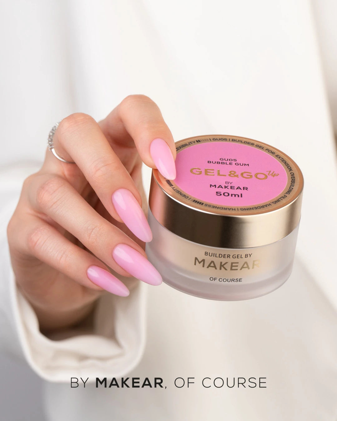 Makear Żel Budujący Gel&Go Up Bubble Gum GU05 50ml