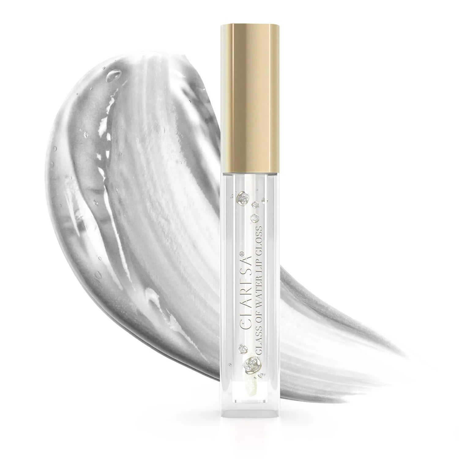 Claresa Glass Of Water Lip Gloss Błyszczyk Do Ust Z Efektem Tafli 01 Crystal Water, 2g