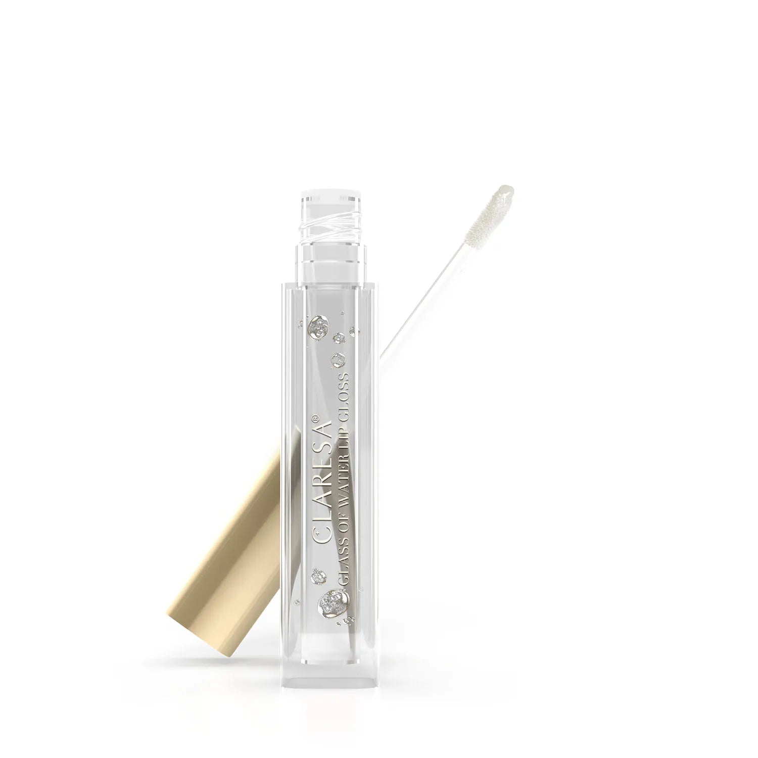 Claresa Glass Of Water Lip Gloss Błyszczyk Do Ust Z Efektem Tafli 01 Crystal Water, 2g