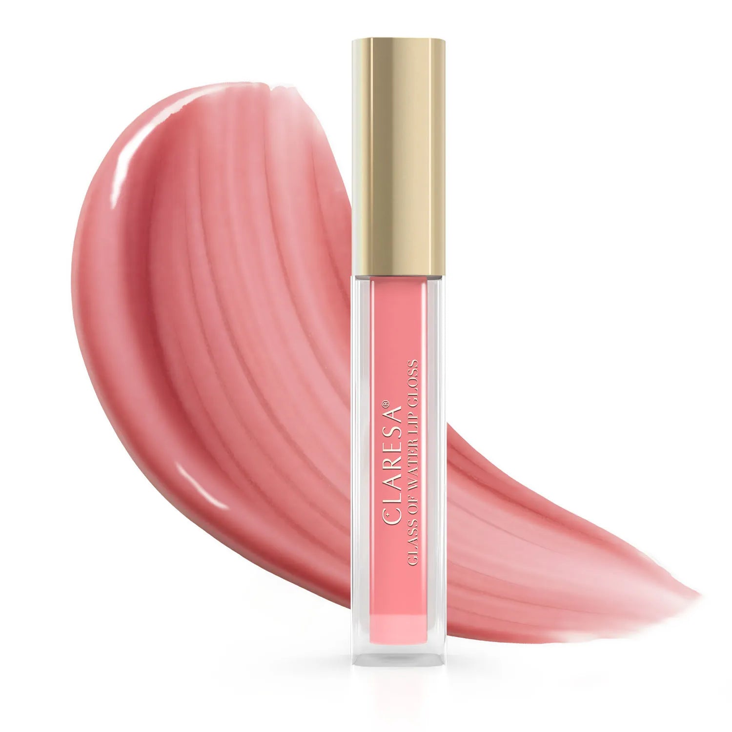 Claresa Glass Of Water Lip Gloss Błyszczyk Do Ust Z Efektem Tafli 02 Rose Water, 2g