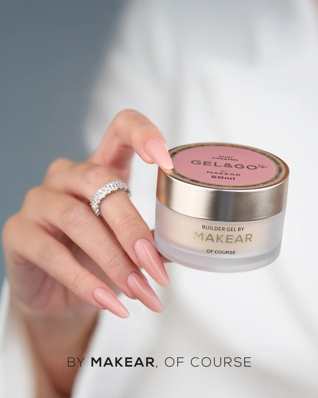 Makear Żel Budujący Gel&Go Up Caramel GU07 50ml
