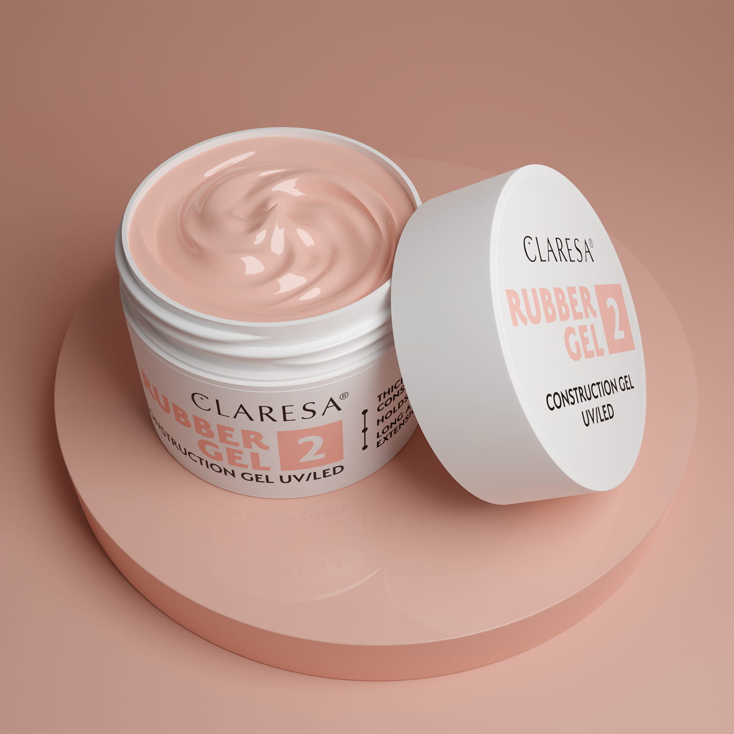 Claresa - Żel Budujący Rubber Gel 2 90g