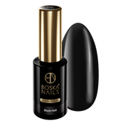 Boska Nails Lakier Hybrydowy Black Hell UP No 550 10ml