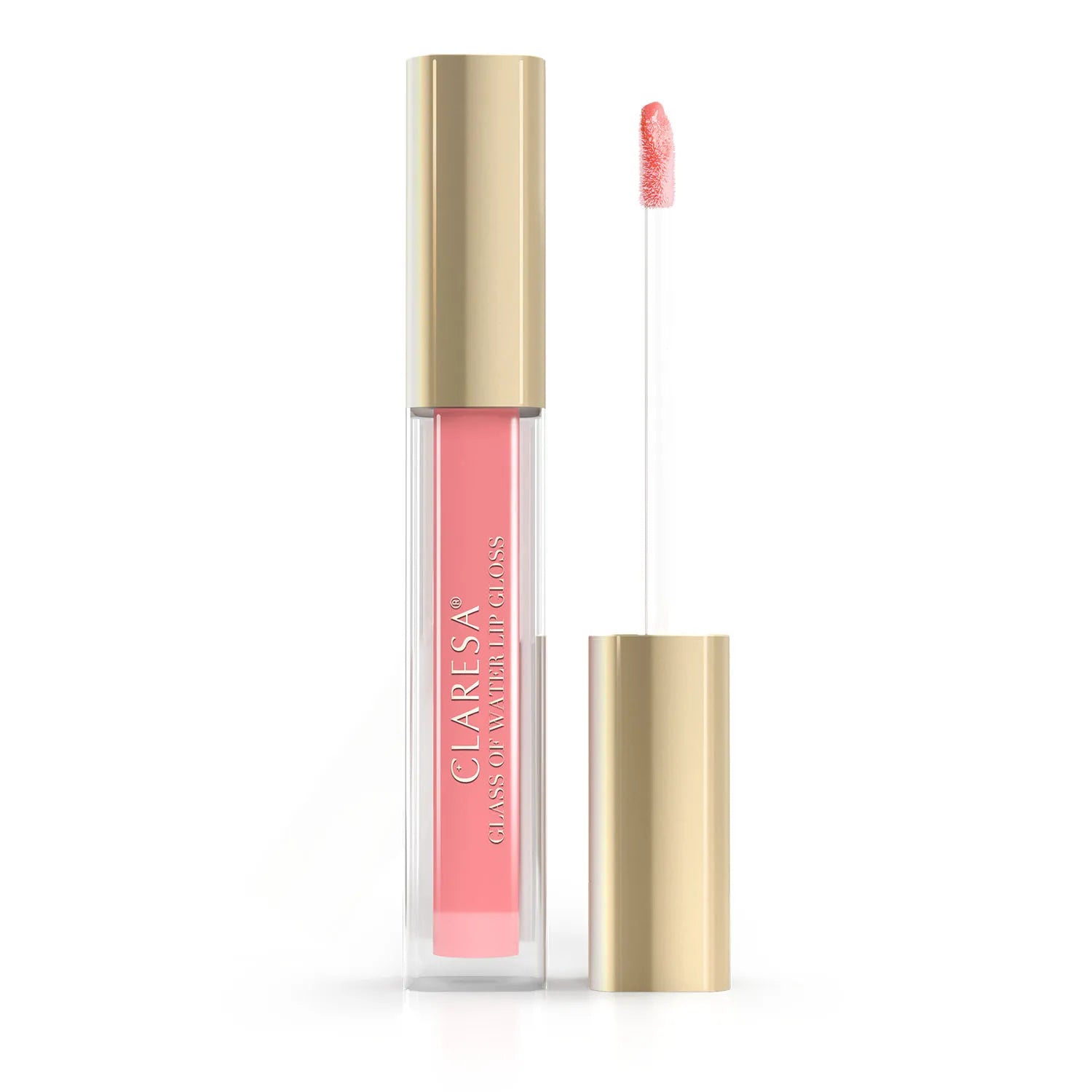 Claresa Glass Of Water Lip Gloss Błyszczyk Do Ust Z Efektem Tafli 02 Rose Water, 2g