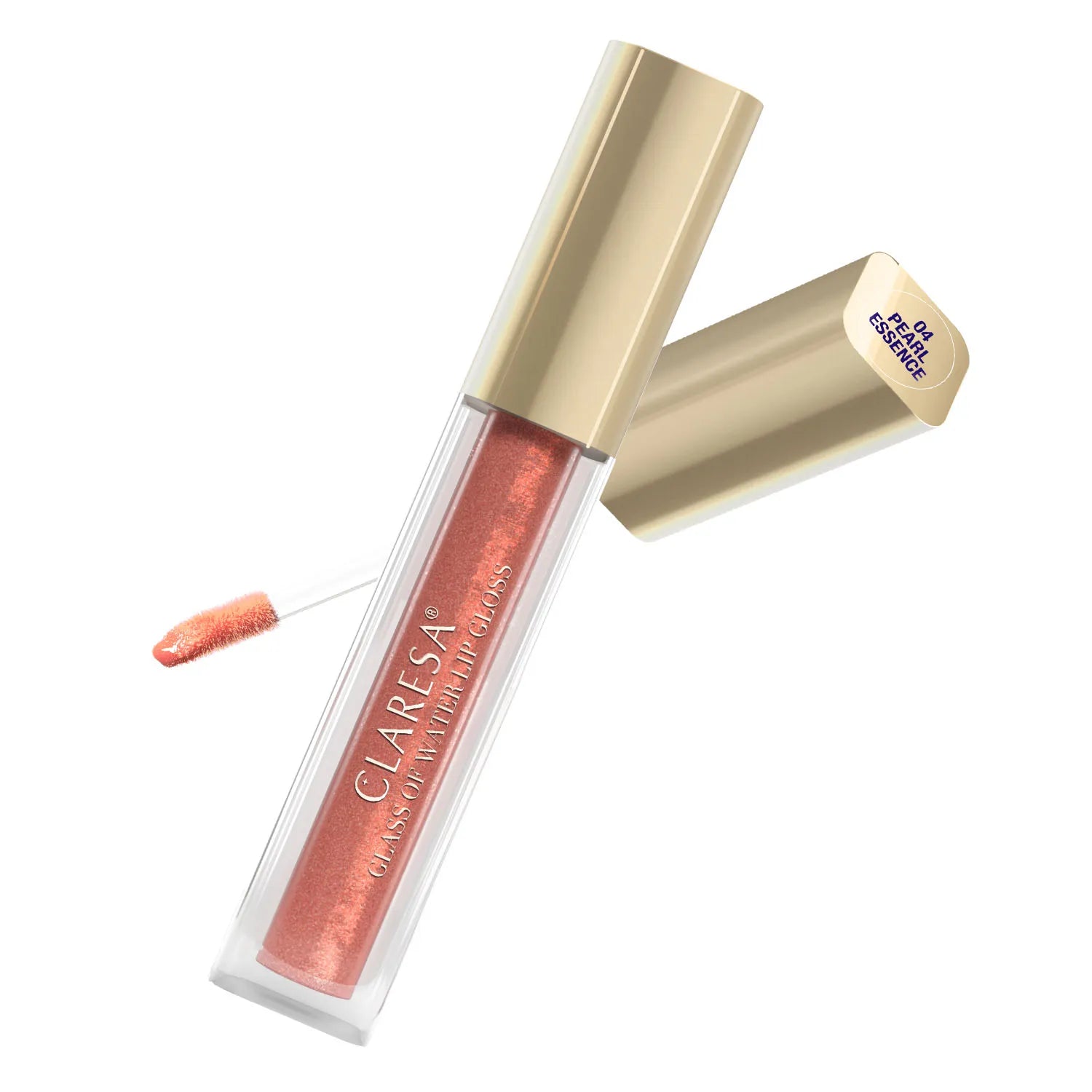 Claresa Glass Of Water Lip Gloss Błyszczyk Do Ust Z Efektem Tafli 04 Pearl Essence, 2g