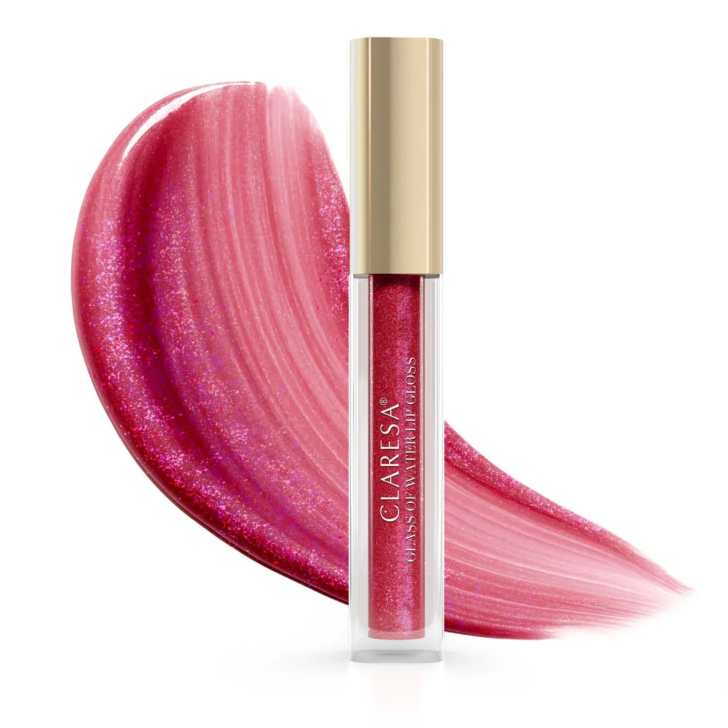 Claresa Glass Of Water Lip Gloss Błyszczyk Do Ust Z Efektem Tafli 05 Berry Splash, 2g
