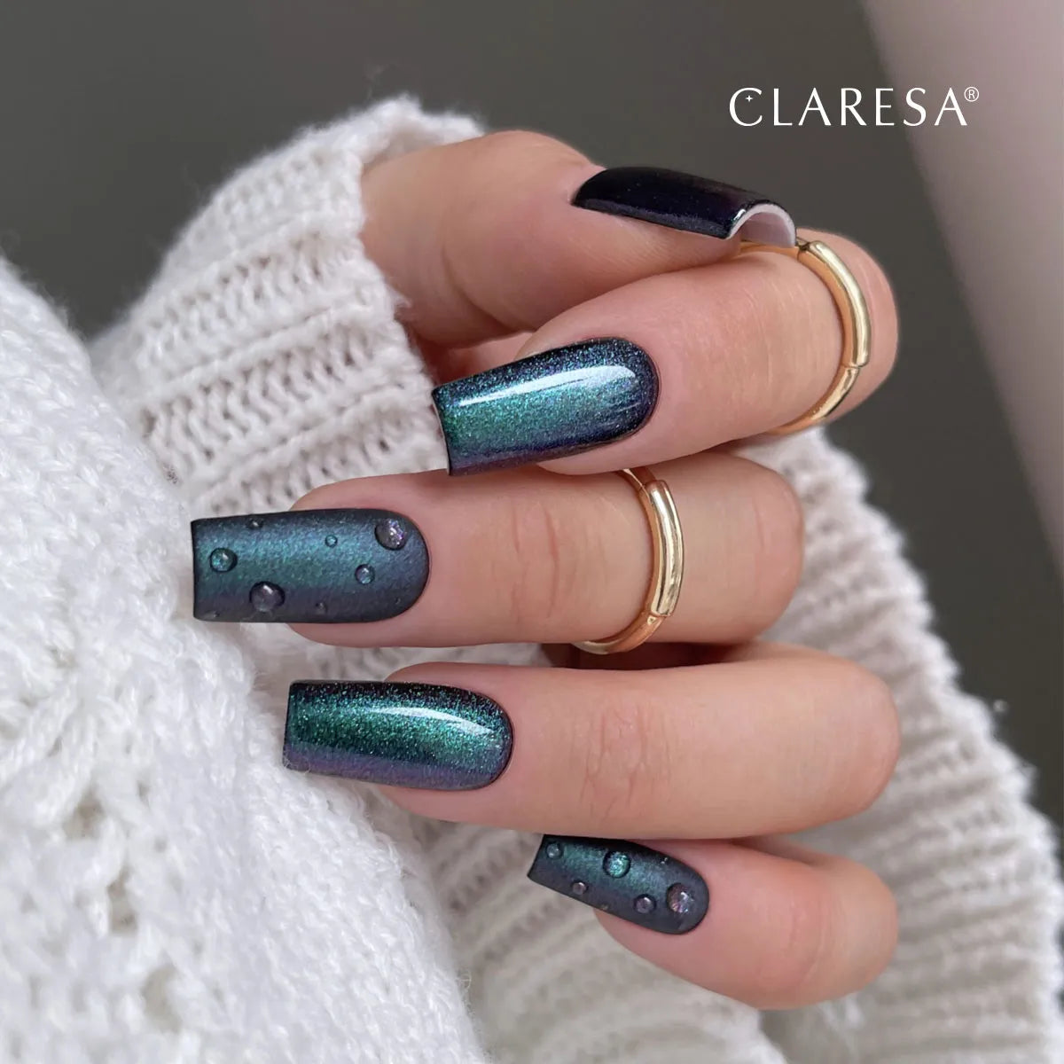 Claresa - Lakier Hybrydowy Ilusion Green 5g