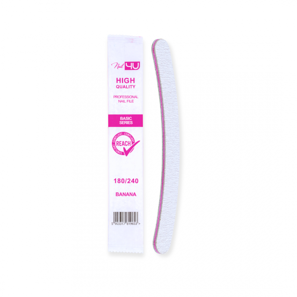 Nail4U Pilnik BASIC Banan 180/240 1 Sztuka