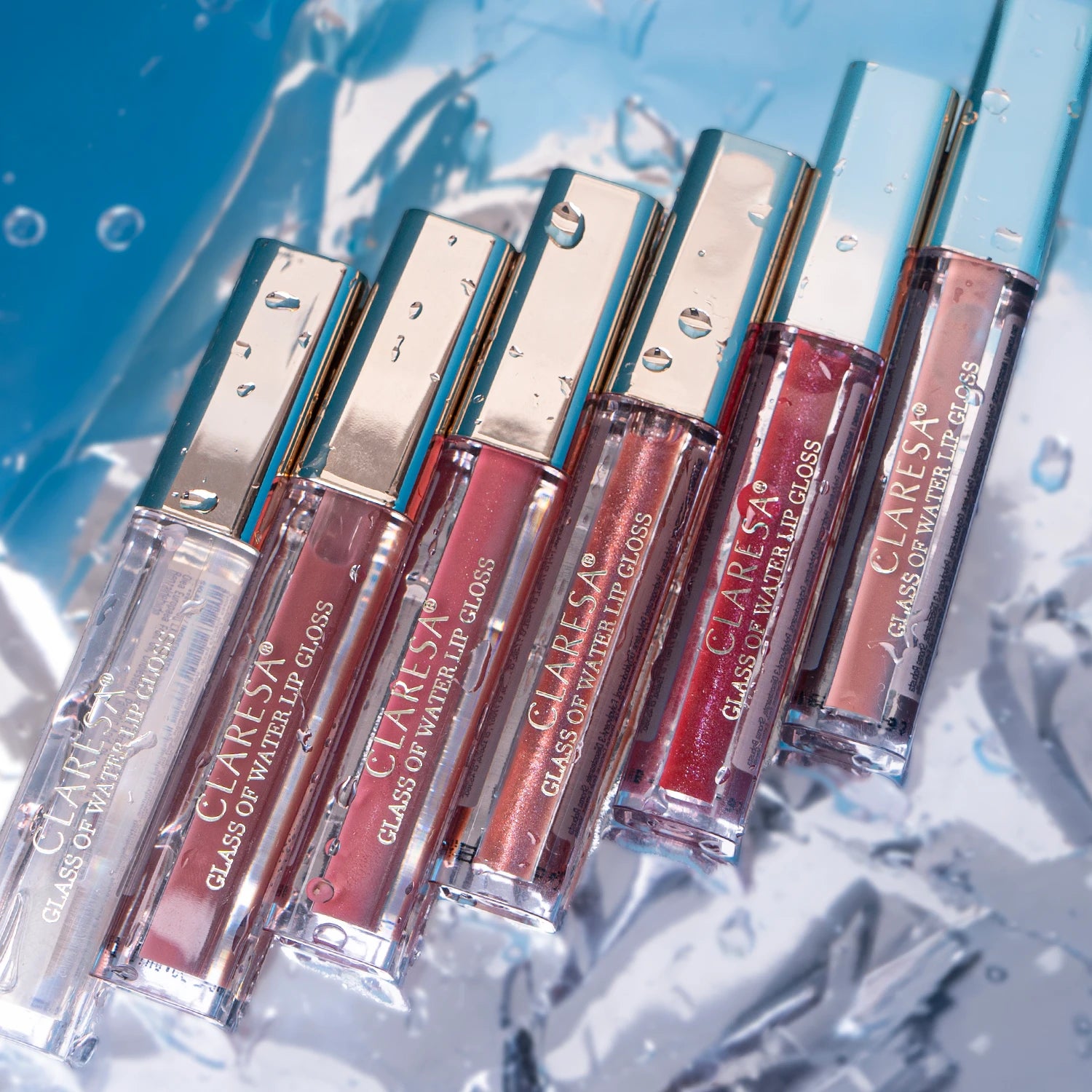 Claresa Glass Of Water Lip Gloss Błyszczyk Do Ust Z Efektem Tafli 06 Iced Latte, 2g