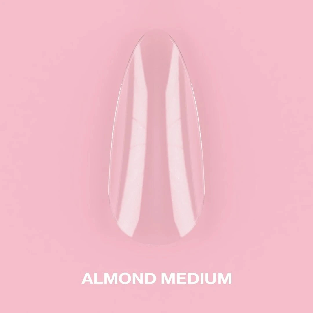 Luna Gel Tips Almond Medium Tipsy 500 Szt.