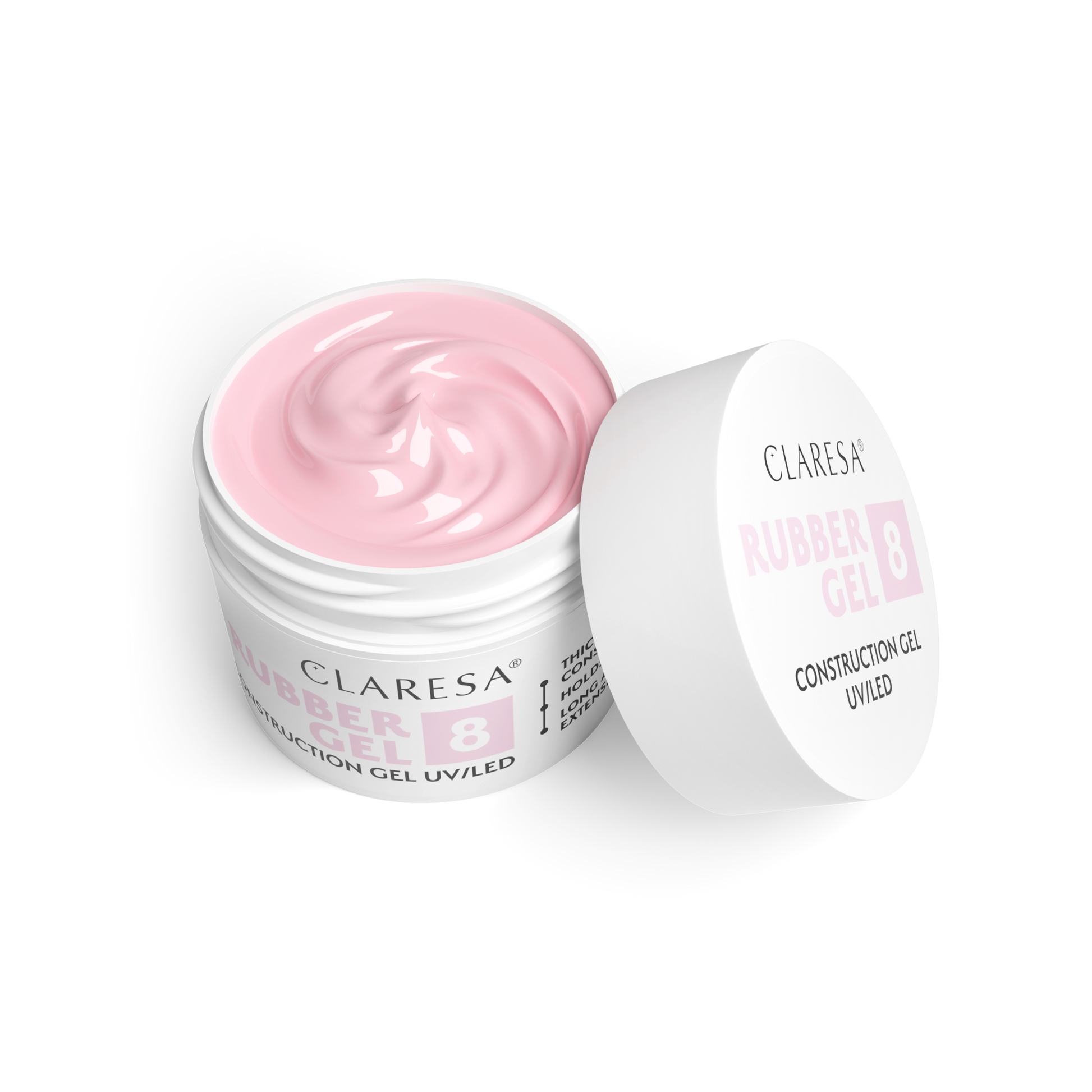 Claresa - Żel budujący Rubber Gel 8 12g