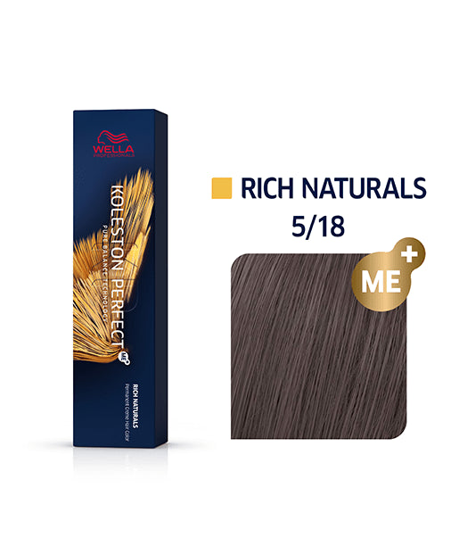 Wella Koleston Perfect Me+ - Farba do Włosów 5/18 60ml