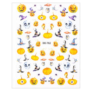Naklejki Do Paznokci Cienkie Samoprzylepne Halloween DD-762