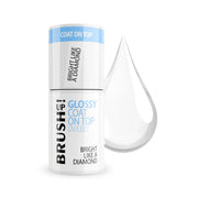 Brushup! Nabłyszczający Top Hybrydowy Do Paznokci Glossy Coat On Top: Bright Like A Diamond 5g