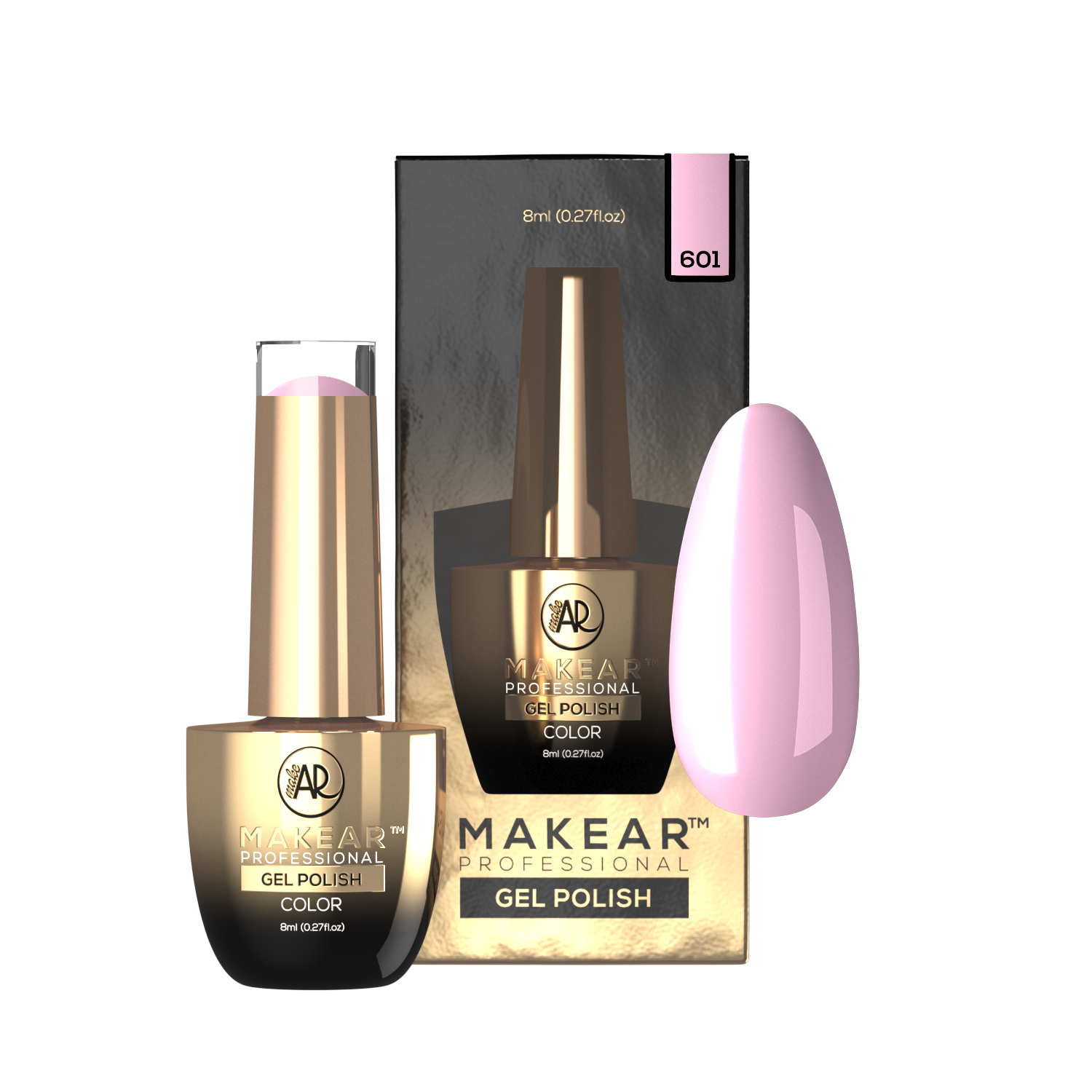Makear Lakier Hybrydowy 601 Regular 8ml