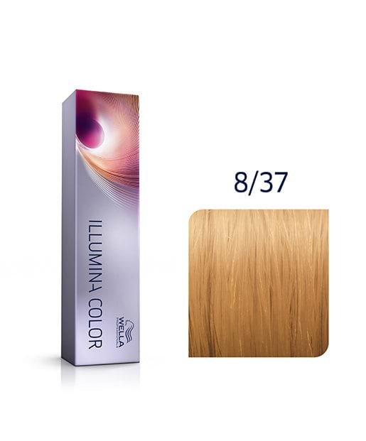 Wella Illumina Color - Farba do Włosów Do Koloryzacji Permanentnej 8/37 60 ml