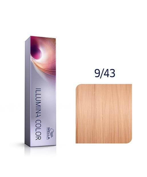 Wella Illumina Color - Farba do Włosów Do Koloryzacji Permanentnej 9/43 60 ml