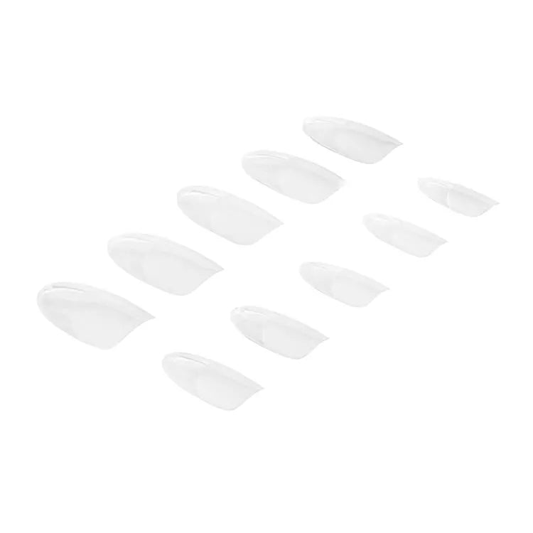 NeoNail Tipsy Elastyczne Do Przedłużania Paznokci Invisible Flexi Tips 01 Clear Oval 300 Szt.