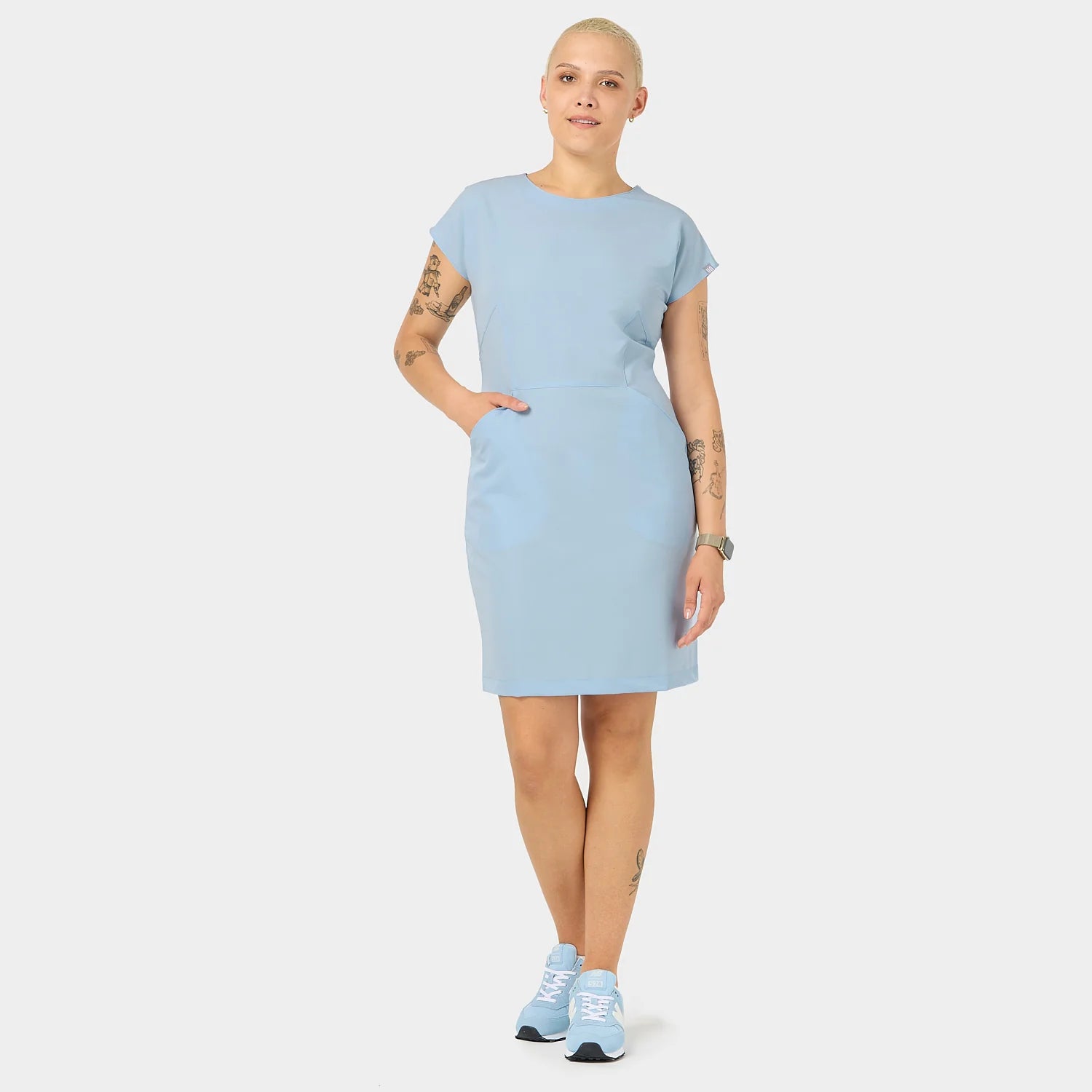 Vena Sukienka Medyczna Vena - Baby Blue