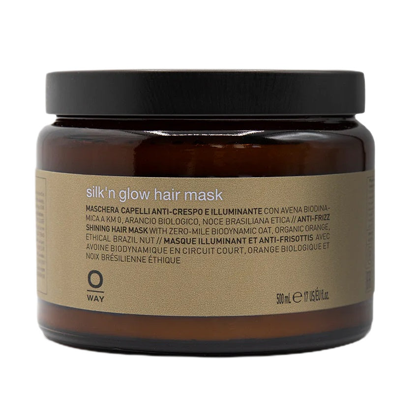 Oway Silk'n Glow Hair Mask Aksamitna Maska Do Włosów Puszących Się 500ml