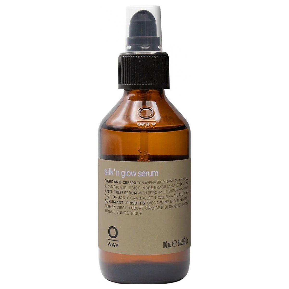 Oway Silk'n Glow Serum Aksamitne Serum Zapobiegające Puszeniu Się Włosów 100ml