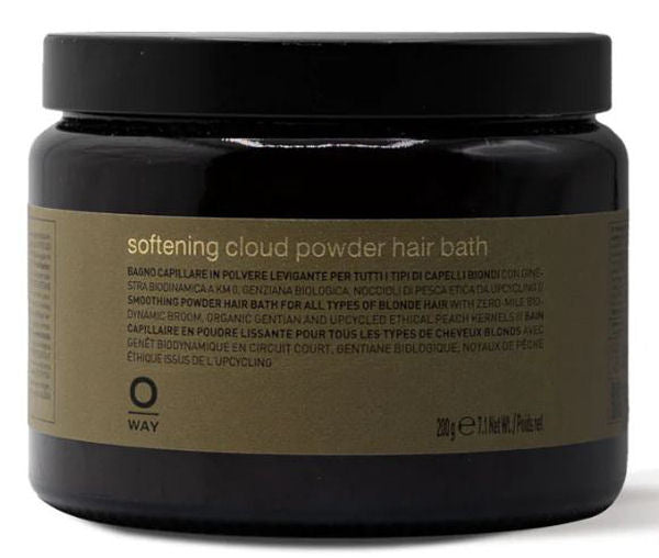 Oway Softening Cloud Powder Hair Bath Puder Do Kąpieli Wszystkich Włosów Blond 200g