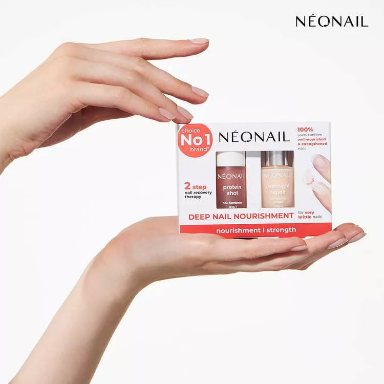 NeoNail Zestaw Na Łamliwe I Pozbawione Blasku Paznokcie Nourishing Nail Care Set